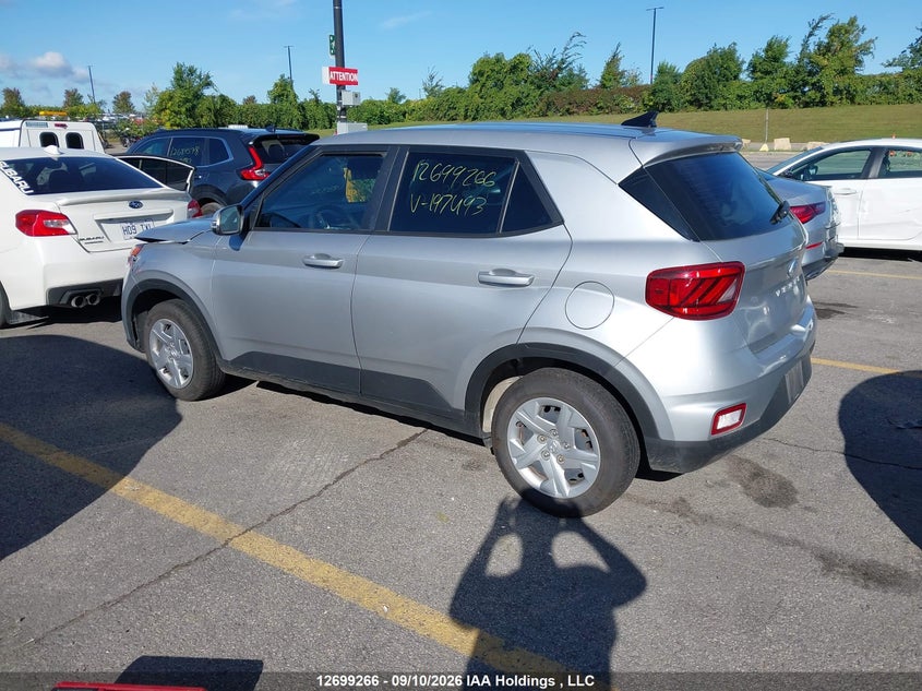 Vin: kmhrb8a35nu197493, lot: 3104515, hyundai venue se 20223