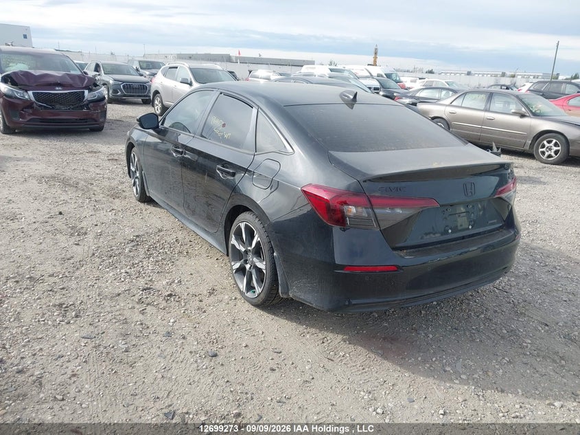Vin: 2hgfe4f85sh000401, lot: 3104522, honda civic sport hybrid/sport touring hybrid 20253