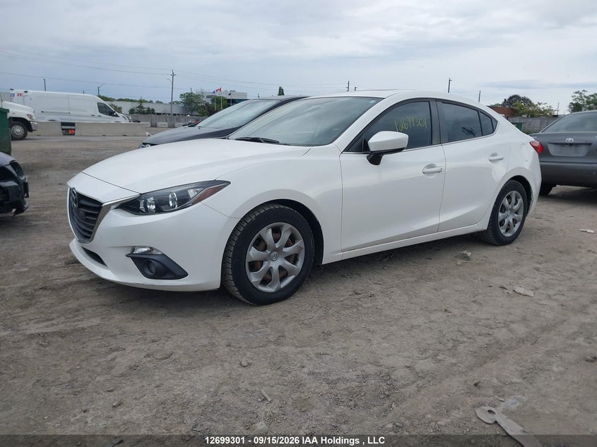 Vin: 3mzbm1v74fm180546, lot: 3104550, mazda mazda3 gs 20152