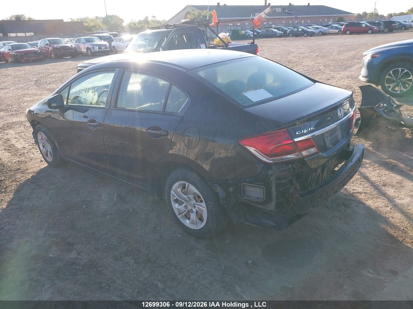 Vin: 2hgfb2f4xeh035918, lot: 3104555, honda civic lx 20143