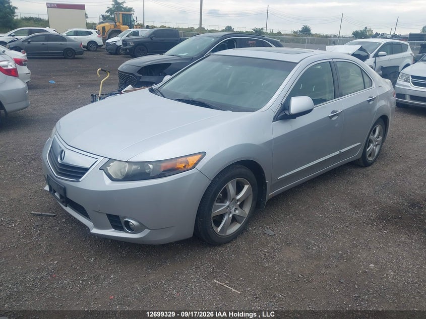 2013 Acura Tsx Premium, Water, IAAI, VIN JH4CU2E55DC800135 — photo 2