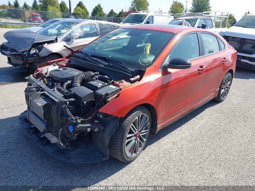 Vin: 3kpf44ac6me307832, lot: 3104589, kia forte gt/gt limited 20212