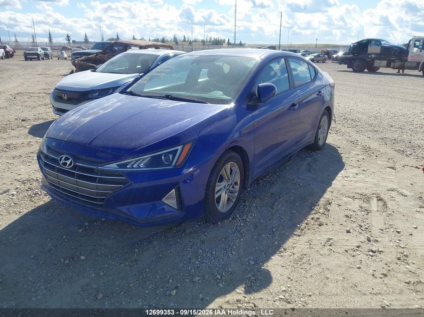 2020 Hyundai Elantra Sel/Value/Limited, Удар сзади, IAAI, VIN KMHD84LF3LU907030 — фото 2
