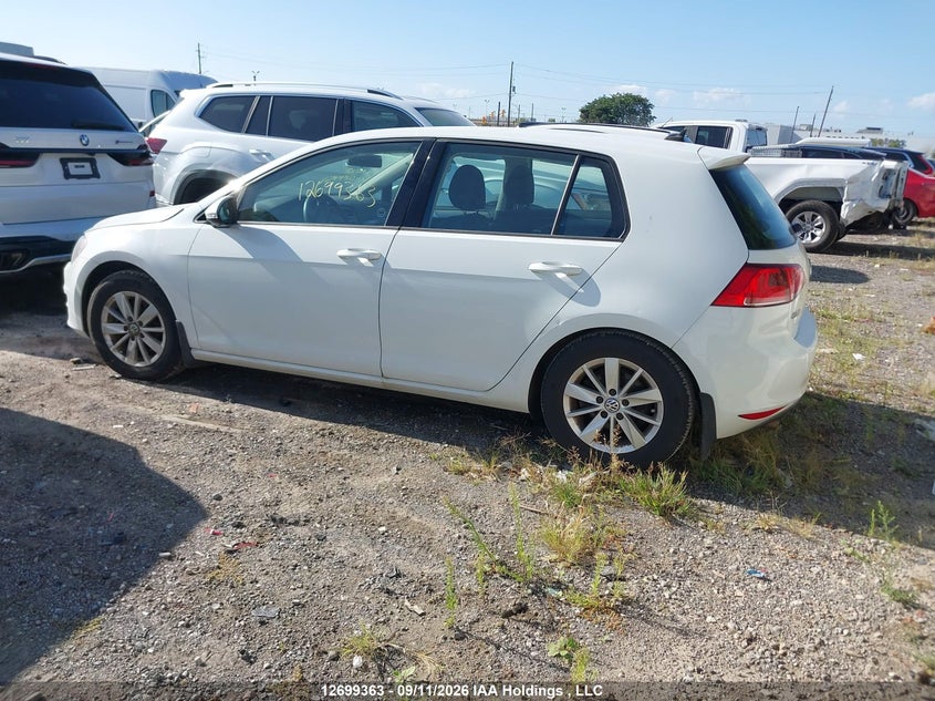 Vin: 3vw217au1fm074451, lot: 3104612, volkswagen golf 1.8 tsi comfortline/1.8 tsi highline/1.8 tsi trendline 20153