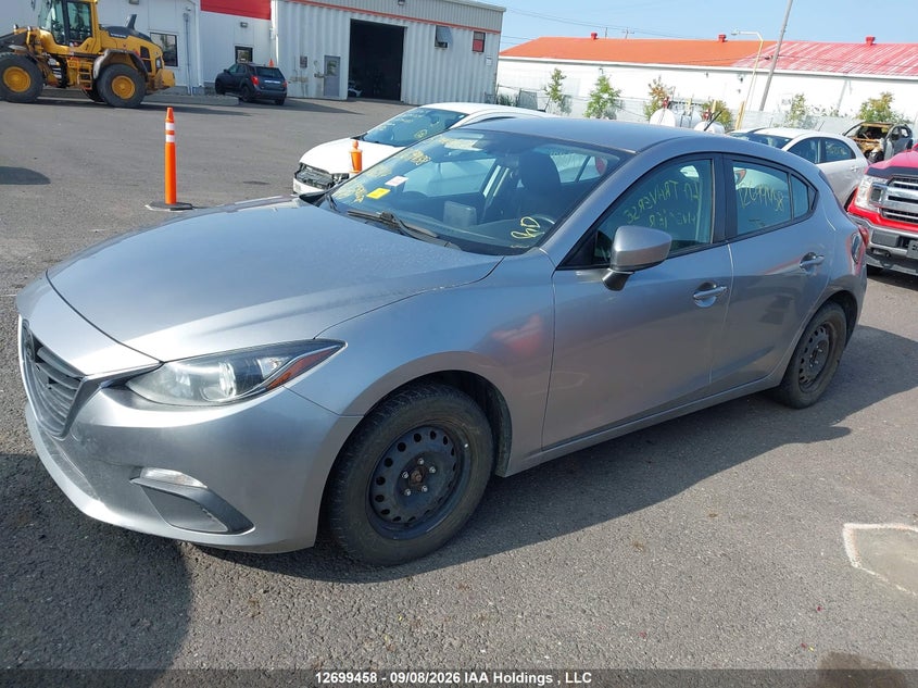 2015 Mazda 3, Вилучене, IAAI, VIN 3MZBM1K70FM181214 — фото 2