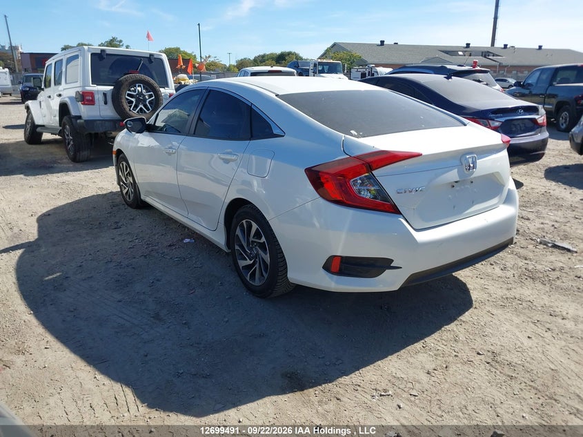 Vin: 2hgfc2f80jh005630, lot: 3104741, honda civic ex 4dr 20183