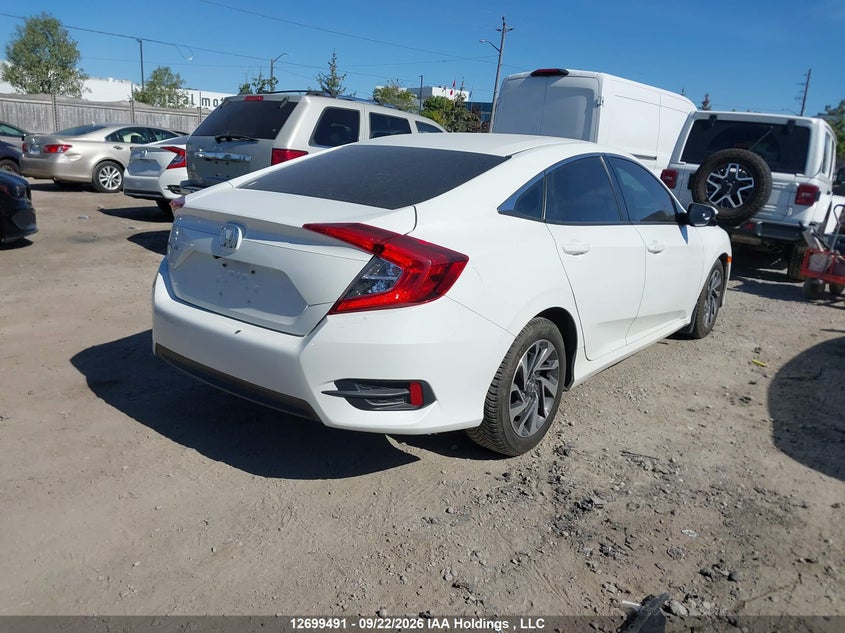 Vin: 2hgfc2f80jh005630, lot: 3104741, honda civic ex 4dr 20184