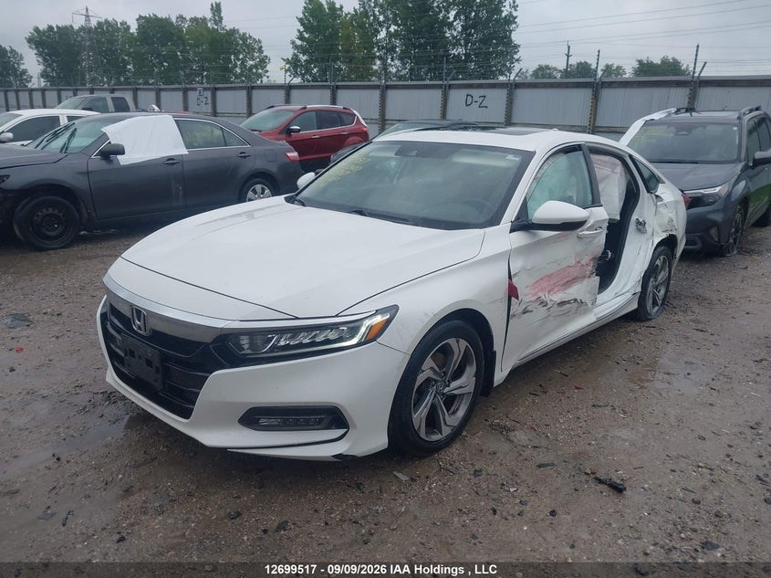 Vin: 1hgcv1f59ja810957, lot: 3104767, honda accord exl 20182