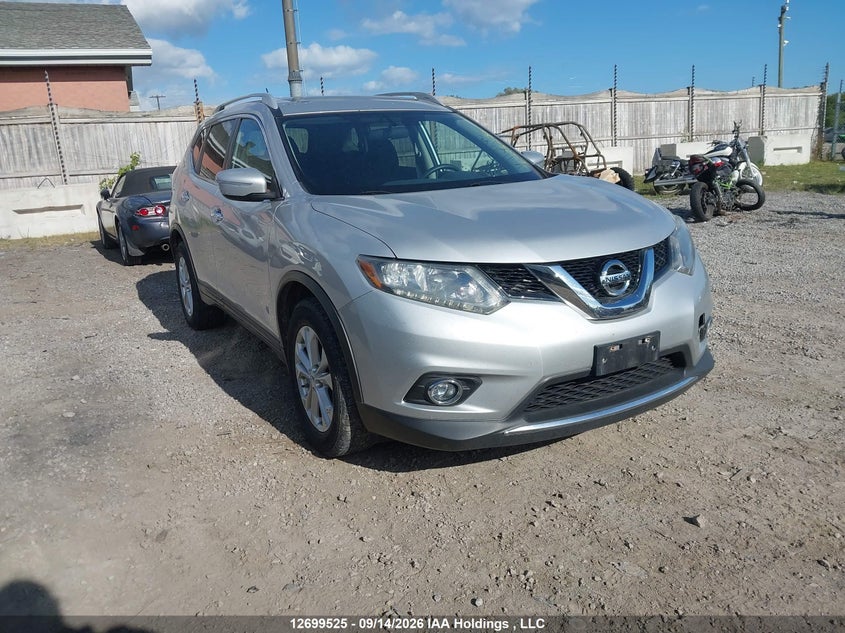 2014 Nissan Rogue, Лівий перед, IAAI, VIN 5N1AT2MT0EC805784