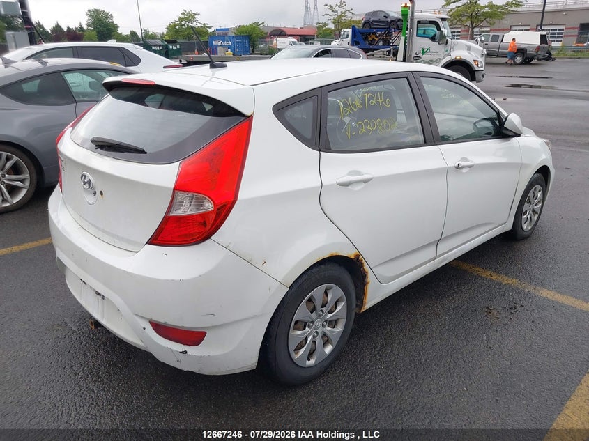 Vin: kmhct5aexfu230802, lot: 3104807, hyundai accent l 20154