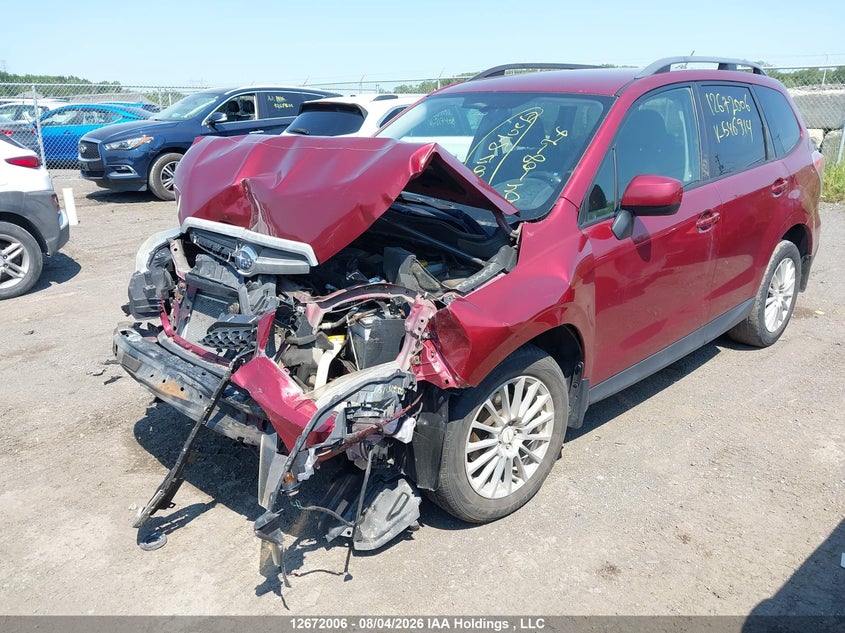 2014 Subaru Forester, Front, IAAI, VIN JF2SJCAC2EG546914 — photo 2