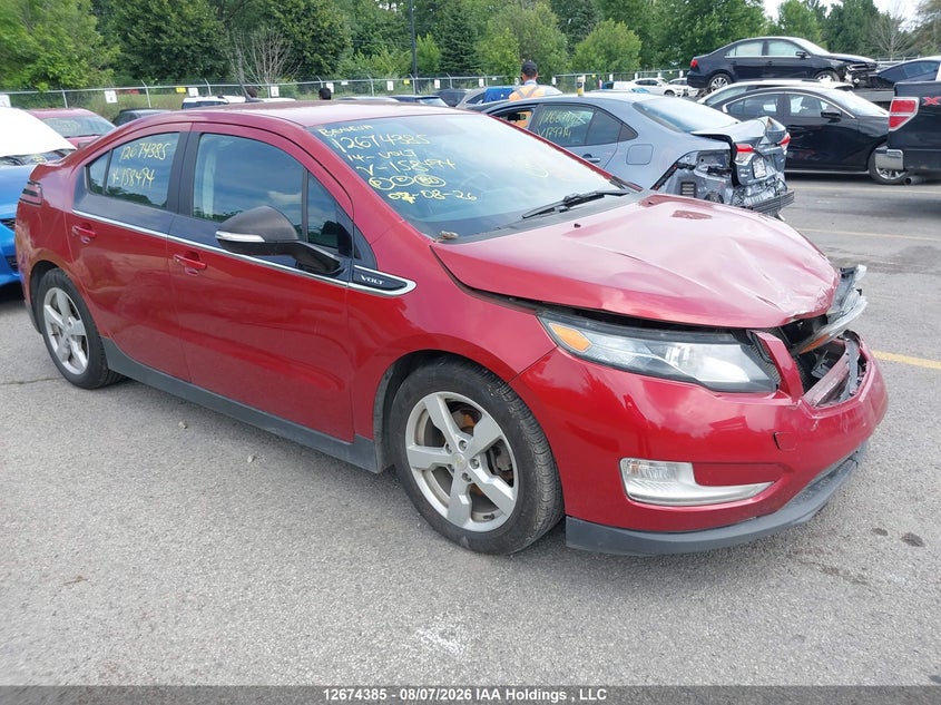 2014 Chevrolet Volt, Удар спереди, IAAI, VIN 1G1RA6E40EU158494