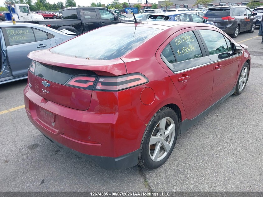 Vin: 1g1ra6e40eu158494, lot: 3104816, chevrolet volt 20144