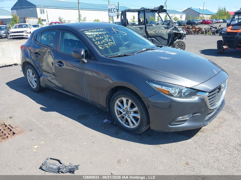2018 Mazda Mazda3 Gx, Правый бок, IAAI, VIN 3MZBN1K74JM244773