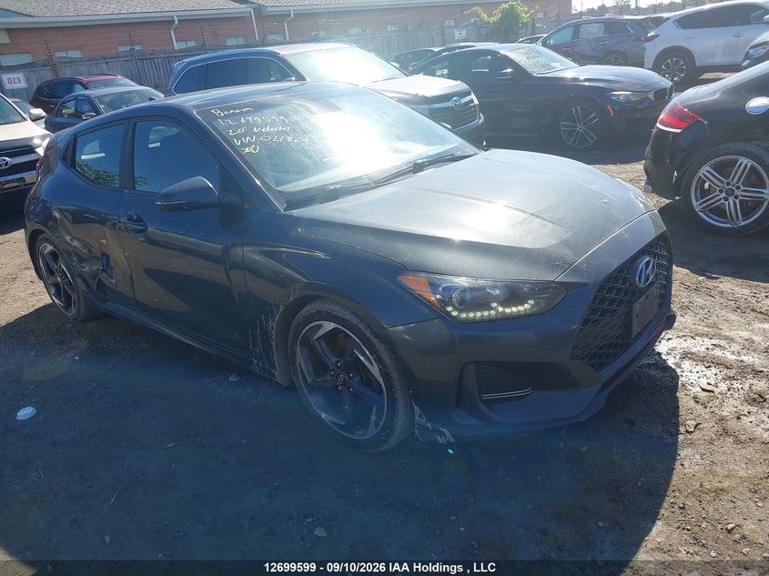 Vin: kmhth6ab5lu021864, lot: 3104899, hyundai veloster turbo dct 2020 img_1