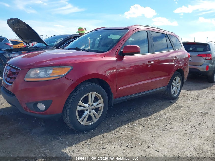 2011 Hyundai Santa Fe Gls, Front, IAAI, VIN 5XYZGDAG8BG055217 — photo 2
