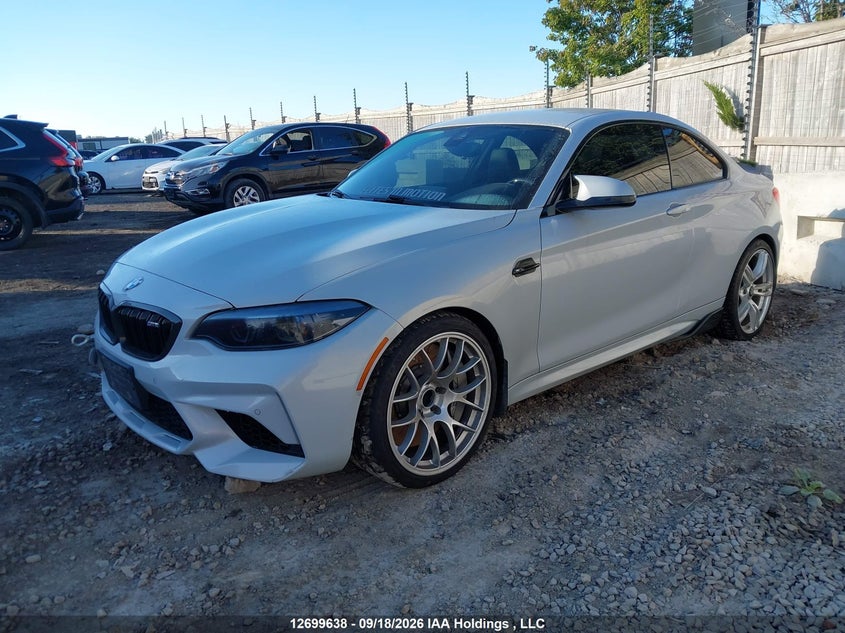 Vin: wbs2u7c50kvb09119, lot: 3104938, bmw m2 competition 20192