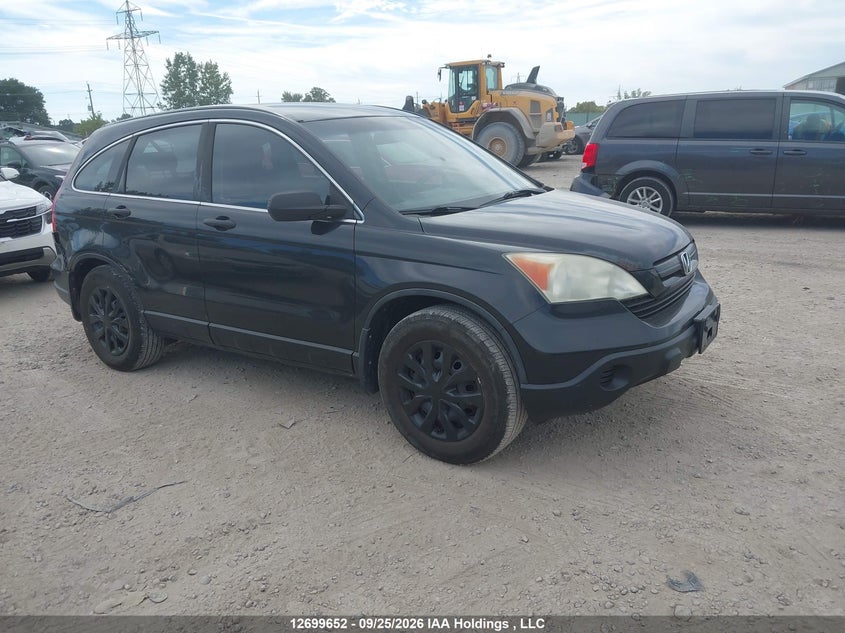 2008 Honda Cr-V Lx, Rear, IAAI, VIN 5J6RE48368L800482