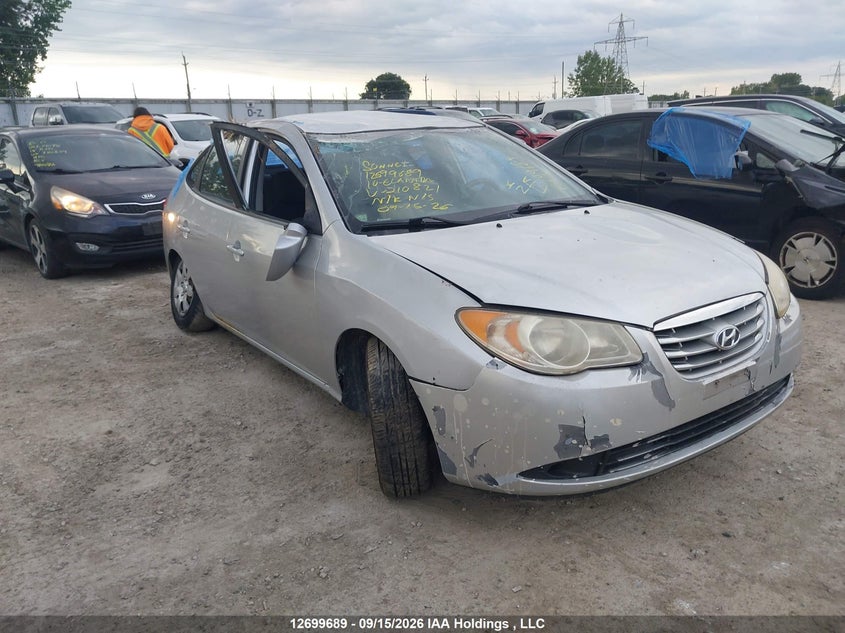 2010 Hyundai Elantra L, Переворот, IAAI, VIN KMHDT4BD6AU210821