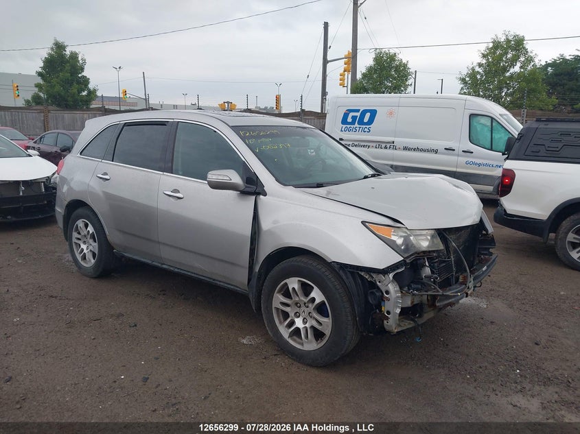 2010 Acura Mdx, Front, IAAI, VIN 2HNYD2H26AH002397