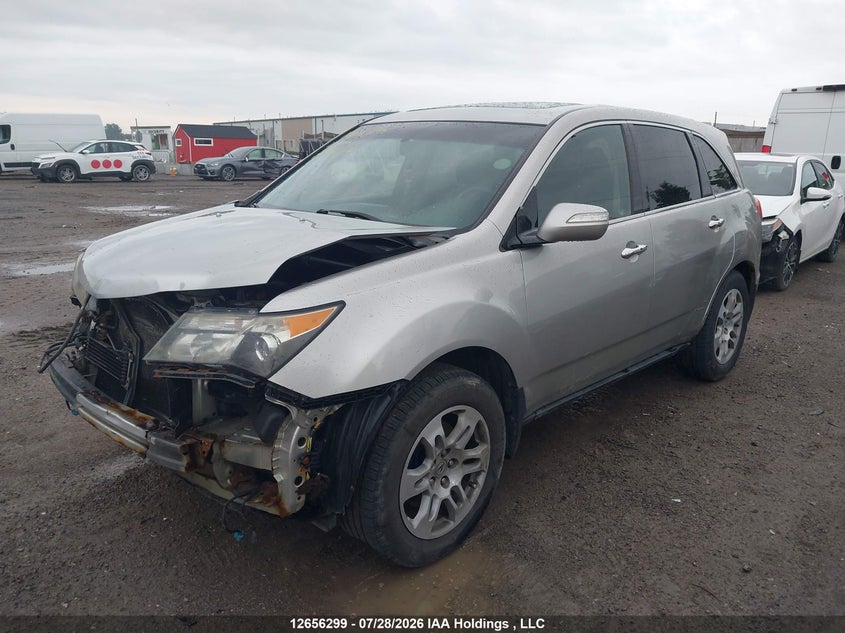 2010 Acura MDX, Front, IAAI, VIN 2HNYD2H26AH002397 — photo 2