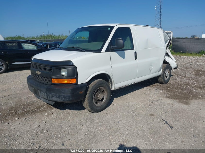 2008 Chevrolet Express, Удар сзади, IAAI, VIN 1GCGG25C881161131 — фото 2