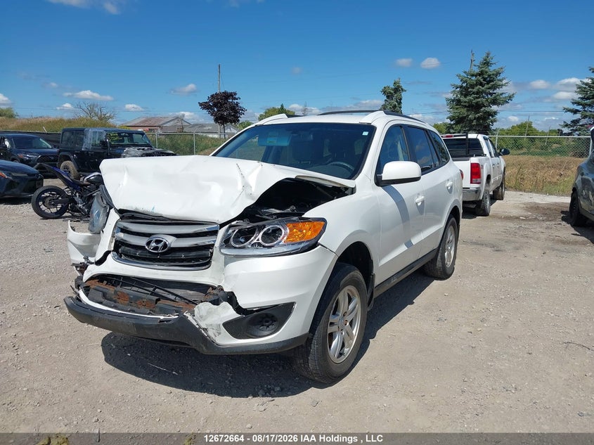 2012 Hyundai Santa Fe Gl 2.4, Удар спереди, IAAI, VIN 5XYZG3AB9CG118566 — фото 2