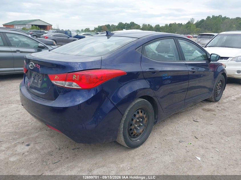 Vin: 5npdh4ae4dh258915, lot: 3105029, hyundai elantra gl 20134