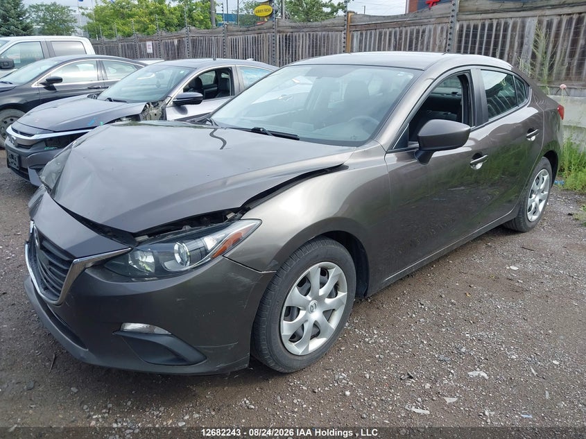 2015 Mazda 3, Удар спереду, IAAI, VIN 3MZBM1U79FM203501 — фото 2
