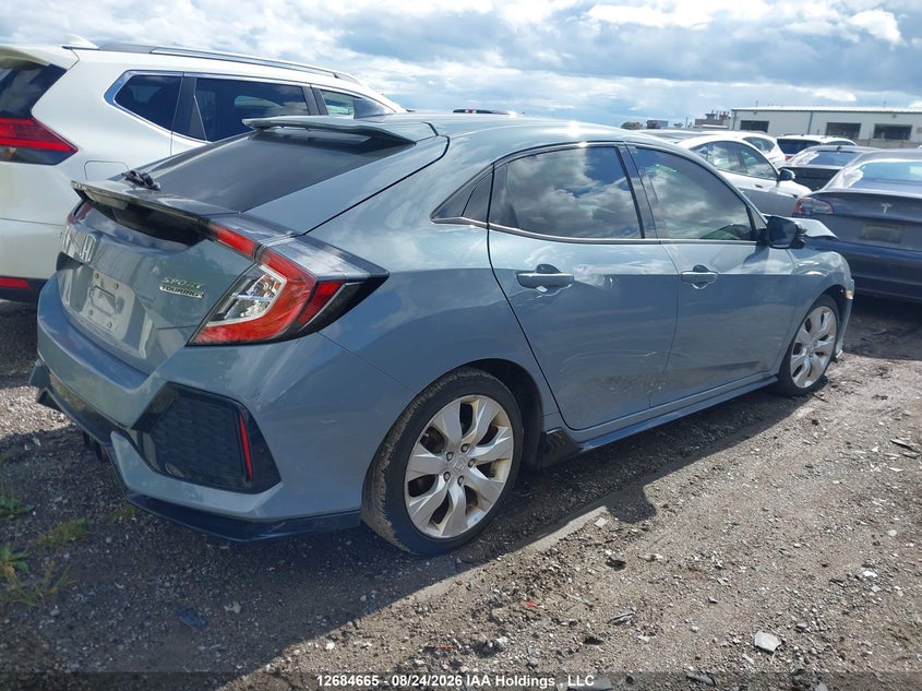 Vin: shhfk7h98hu307749, lot: 3105045, honda civic sport touring 20174