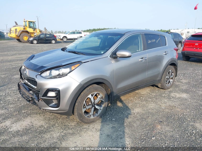 2020 Kia Sportage Lx/Lx Anniversary/Lx S, Удар спереди, IAAI, VIN KNDPMCAC9L7734368 — фото 2