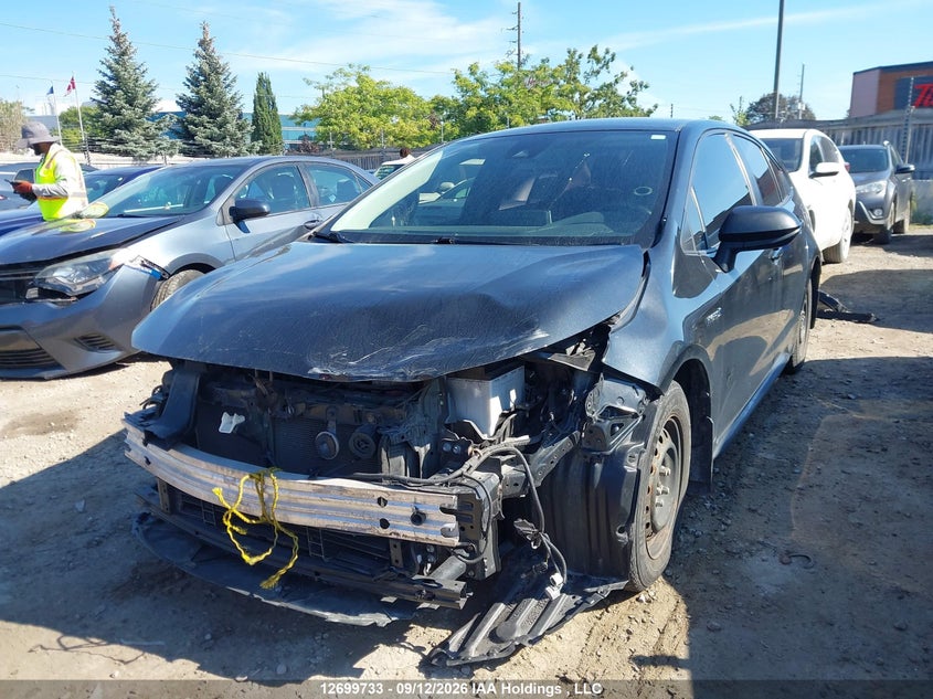 Vin: jtdbamde4mj011781, lot: 3105091, toyota corolla hybrid 20212