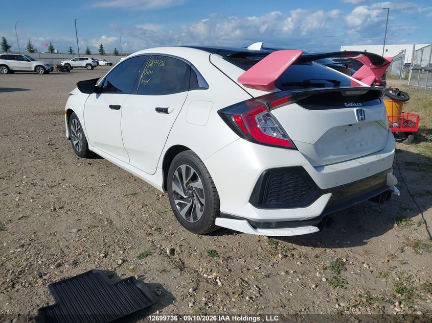 Vin: shhfk7h33ku304020, lot: 3105094, honda civic lx 20193