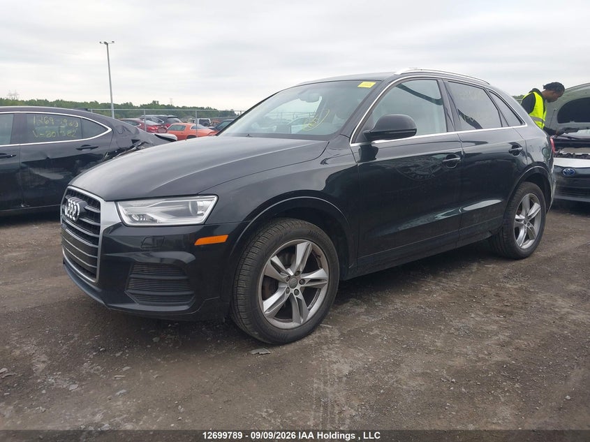 2016 Audi Q3, Right Front, IAAI, VIN WA1JFCFS8GR001023 — photo 2