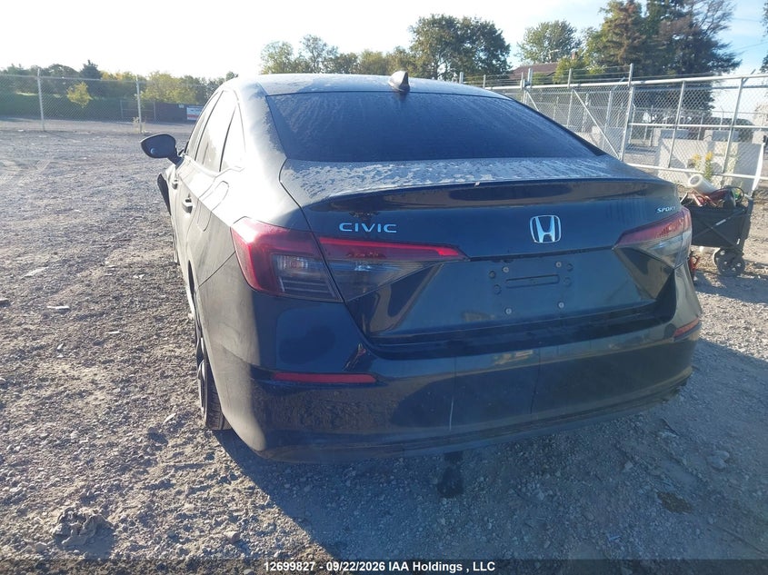 Vin: 2hgfe2f50sh100674, lot: 3105186, honda civic sport 20253