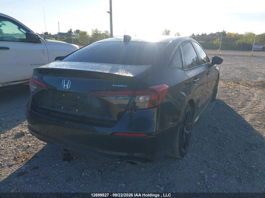 Vin: 2hgfe2f50sh100674, lot: 3105186, honda civic sport 20254