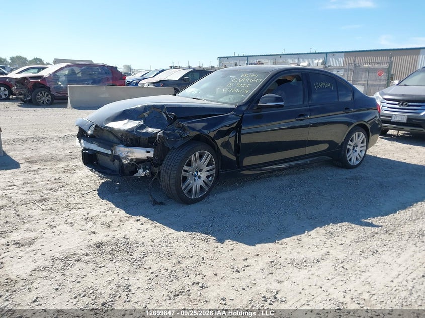 2015 BMW 328I xDrive, Front, IAAI, VIN WBA3B3G54FNT69074 — photo 2