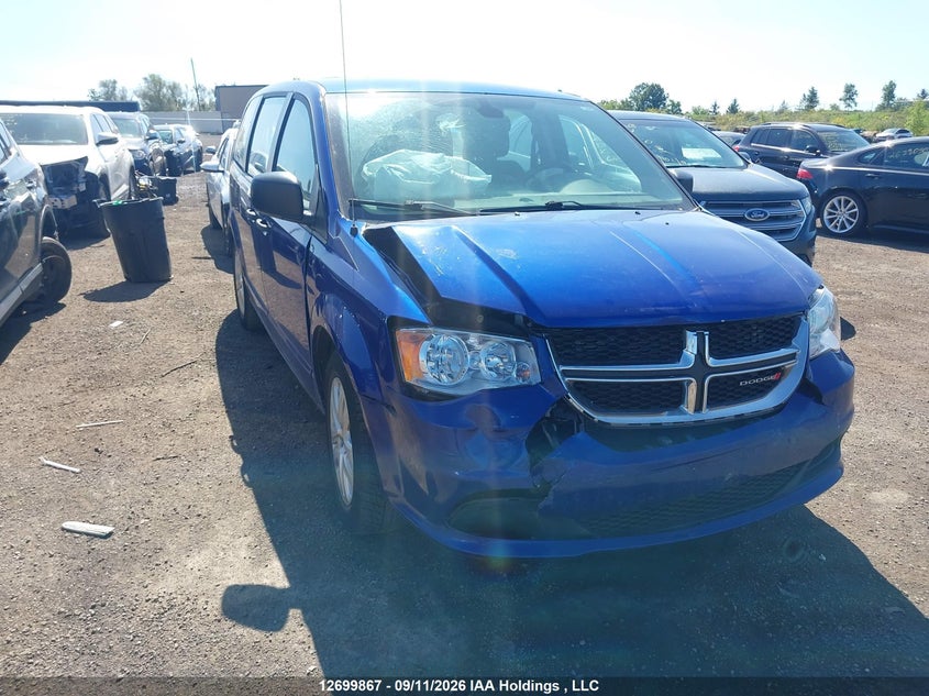 2018 Dodge Grand Caravan Cvp/Sxt, Удар спереду, IAAI, VIN 2C4RDGBG8JR262550