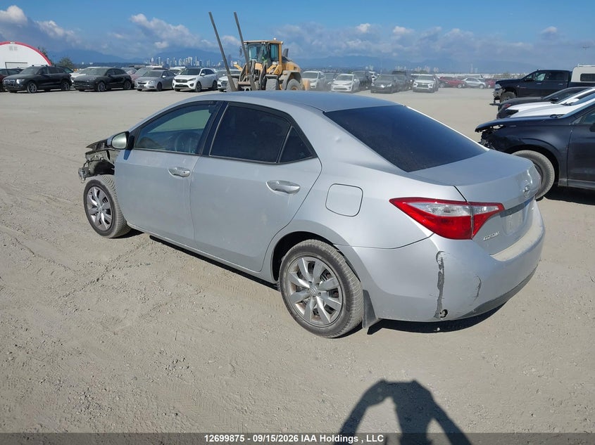 Vin: 2t1burhexfc336237, lot: 3105234, toyota corolla le 20153
