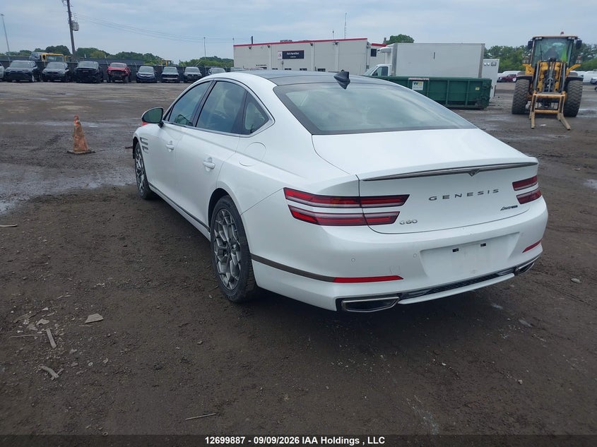 Vin: kmtgb4scxru241093, lot: 3105246, genesis g80 advanced 20243