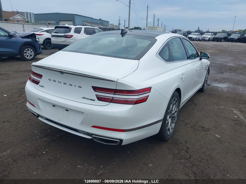 Vin: kmtgb4scxru241093, lot: 3105246, genesis g80 advanced 20244