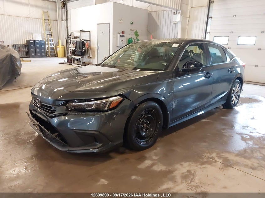 Vin: 2hgfe2f2xrh102741, lot: 3105258, honda civic lx 20242