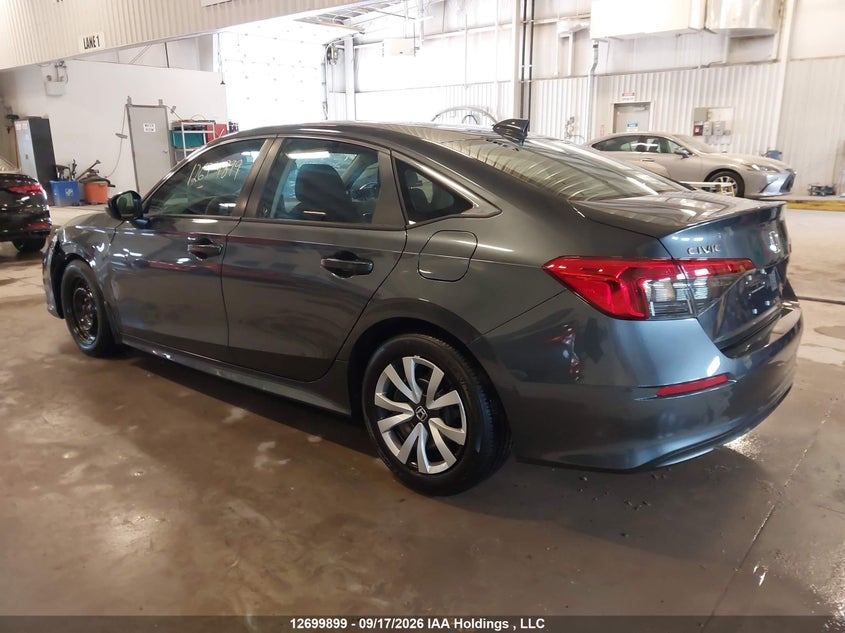 Vin: 2hgfe2f2xrh102741, lot: 3105258, honda civic lx 20243