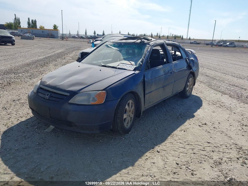2003 Honda Civic Lx, Био/химия, IAAI, VIN 2HGES16823H919499 — фото 2