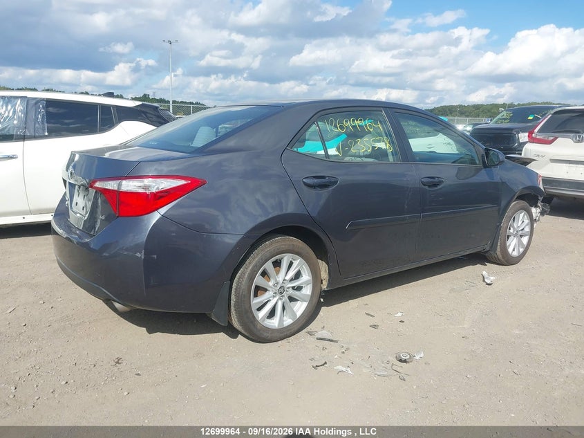 Vin: 2t1burhe2fc235578, lot: 3105332, toyota corolla le 20154