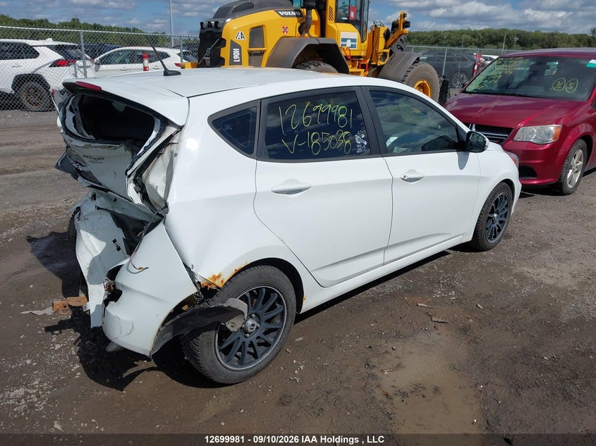 Vin: kmhcu5ae9eu185038, lot: 3105354, hyundai accent gls 20144