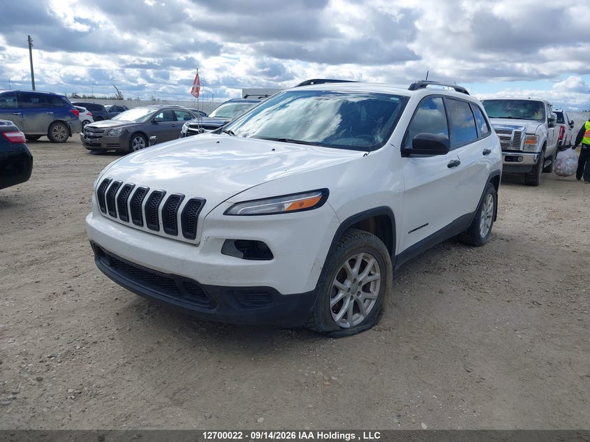 2016 Jeep Cherokee, Theft Recovery, IAAI, VIN 1C4PJMAS4GW377585 — photo 2