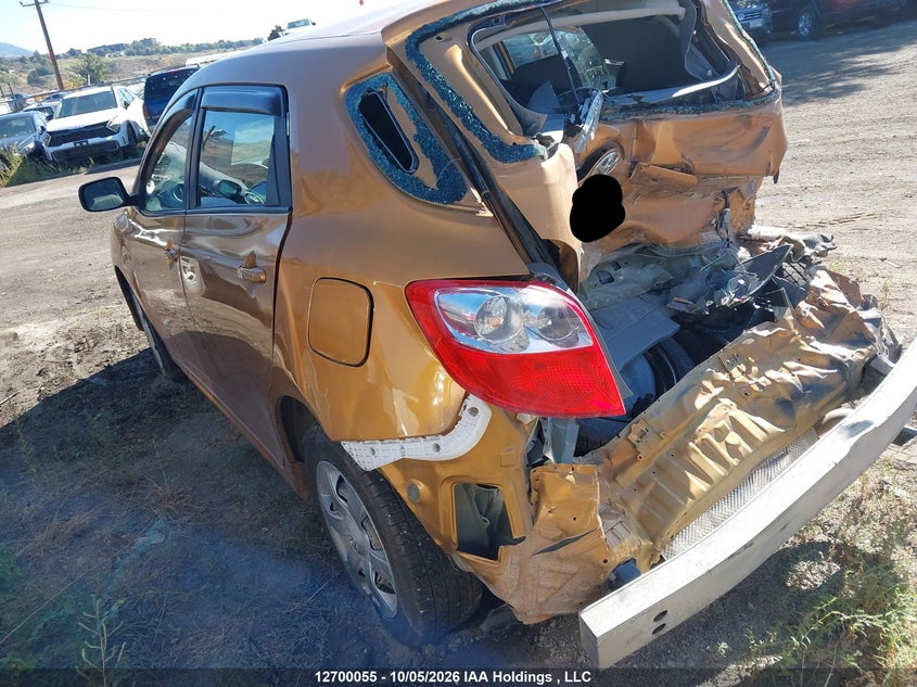 Vin: 2t1ku4ee1ac423606, lot: 3105430, toyota corolla matrix 20103