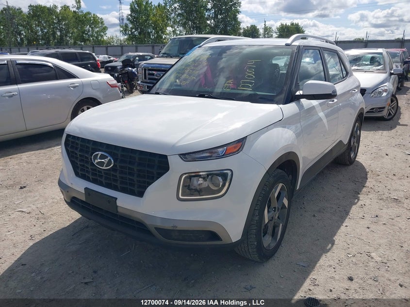Vin: kmhrc8a33mu119709, lot: 3105449, hyundai venue 20212
