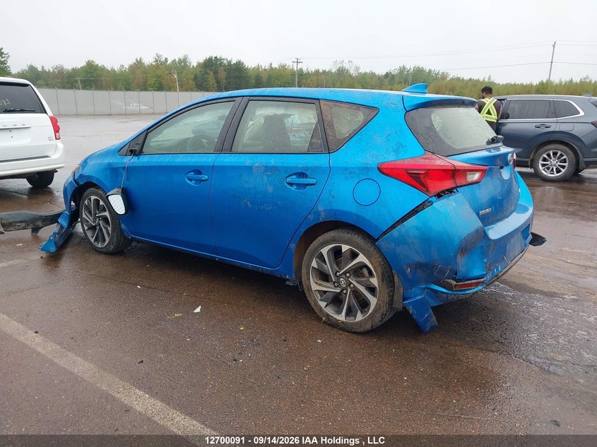 Vin: jtnkarje5gj515158, lot: 3105467, toyota scion im 20163
